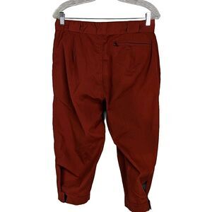 FrostLine Kit Pant Barrel Leg Crop Burnt Orange Women Size 12 Large Snow Knicker